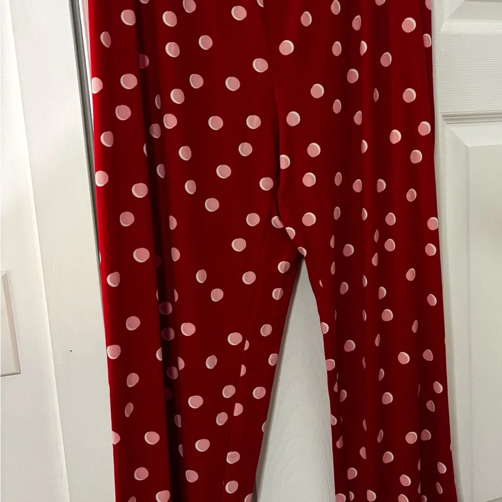 Kate Spade Red Polka Dot Pajama Set - Picture 3 of 7